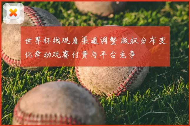 世界杯线观看渠道调整 版权分布变化牵动观赛付费与平台竞争